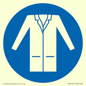 Custom Mandatory: Wear a lab coat